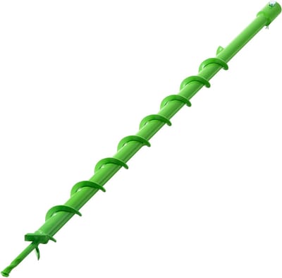 Boor Bit voor Planten, 1.57 × 31.1 Spiraal Ontwerp, Compatibel Met 0.78 ID Drive Boors, Duurzaam Bol Planter Gereedschap, Paalgat Graaf Accessoires voor Tuinieren en Hekken