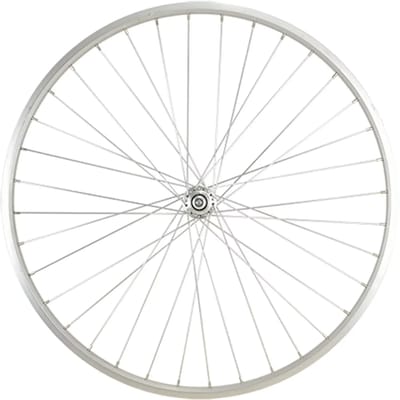 Voorkant fietsnaaf moer volle as aluminium velg Velox 650 X 30A