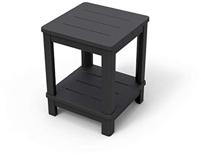 Deluxe tafel met dubbele plank - 40,5 x 40,5 x 52 cm