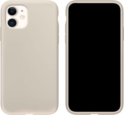 Innerlight® MobileCover+ - iPhone 7 / 8 / SE 2020 - Creme Wit - Siliconen Backcover - Siliconen hoes - Geschikt als Creme iPhone 7 / 8 / SE 2020 hoesje