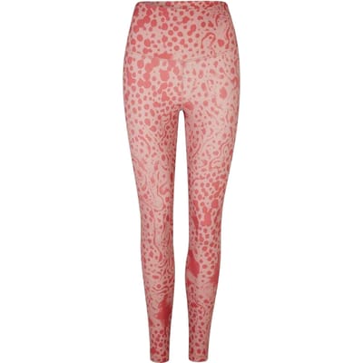 Reebok Studio Lux HR 2.0 Safari-legging met smalle pijpen voor dames (Calypso koraal)