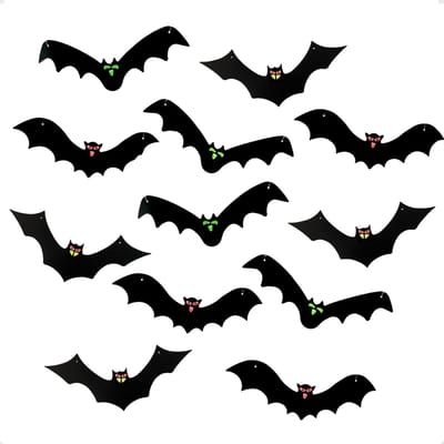 Hangende Vleermuis Halloween Decoratie - Halloween Versiering - Halloween Decoratie Buiten - Herfst Decoratie - Halloween Vleermuis
