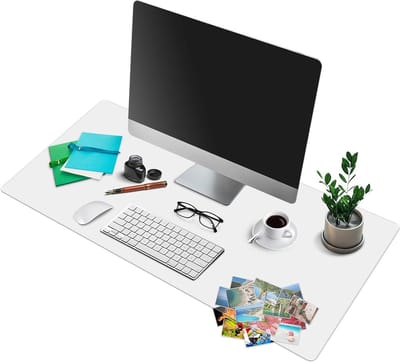 Transparante bureauonderlegger 90 x 40 cm waterdicht - Ronde randen - Multifunctioneel - Kantoor en thuis