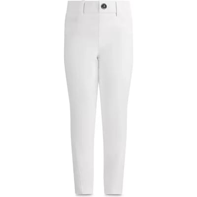 Kentucky Horsewear - Rijbroek Sammy – Kinder rijlegging voor jongens – Full Grip – Wit – Maat 116 – Ademend & Elastisch