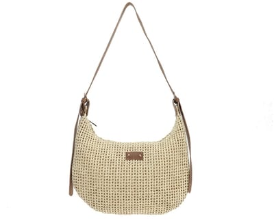 Stijlvolle Hobo Schoudertas - Peniche - Naturel - Crossbody
