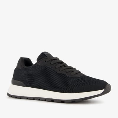Hush Puppies heren sneakers zwart - Maat 40 - Uitneembare zool