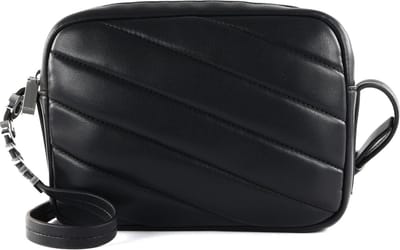 HUGO Schoudertas Mel Crossbody-Quilt Black Zwart
