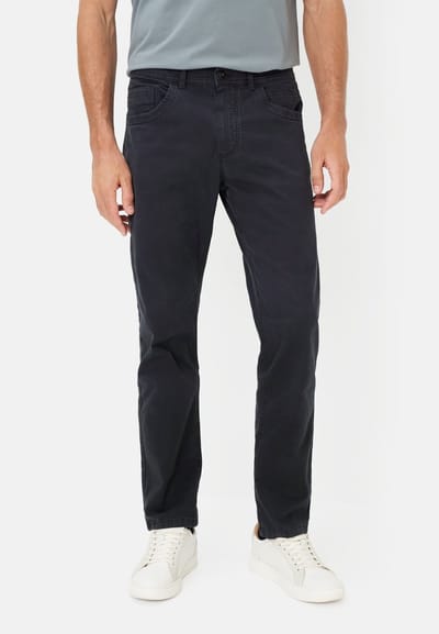 camel active Relaxed Fit 5-Pocket Broek - Maat menswear-36/36 - Donkerblauw