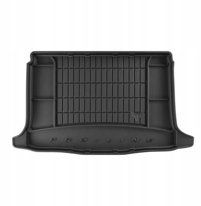 Rubber Kofferbakmat met Organizer Functie – Geschikt voor RENAULT Megane IV Hatchback vanaf 2015 – Versie met zij-nissen – TPE Rubber – Hoge Rand 5 cm