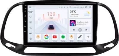 Autoradio met bluetooth - Carplay - Voor Fiat Doblo (2015-2019) - Geschikt voor Apple en Android - Stereo - Navigatie - Navigatiesysteem auto - 3GB 32GB