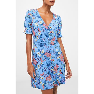 French Connection Vee Button-thru S Tranquil Maat: 6 | Blousejurken Outlet | Dames