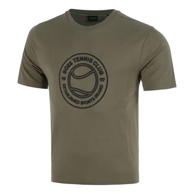 BOSS Join Logo T-shirt Heren-kaki
