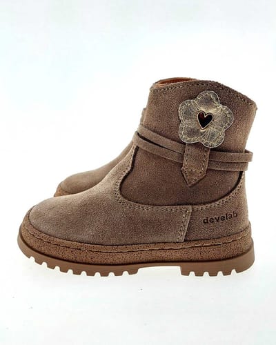 Develab 47086-233 boots lever / taupe - maat 22