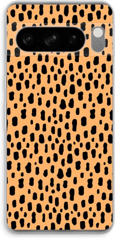 Case Company® - Hoesje geschikt voor Google Pixel 8 Pro hoesje - Panter - Soft Cover Telefoonhoesje - Bescherming aan alle Kanten en Schermrand