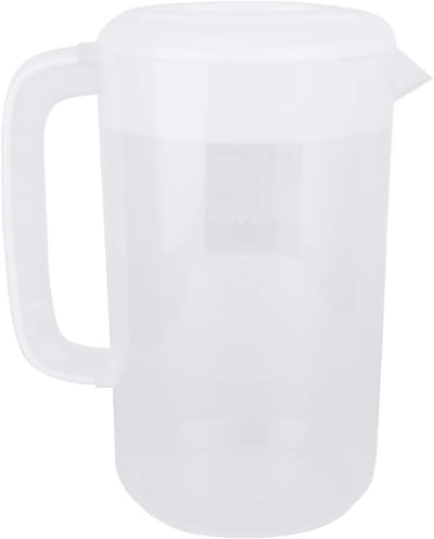 Grote Plastic Waterkan van 4000 ml met Deksel voor Iced Tea, Sap en Dranken voor Thuis en Restaurant