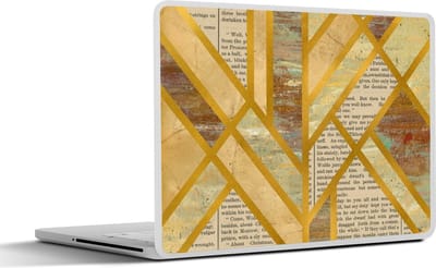 Laptop sticker - 17.3 inch - Vintage - Luxe - Design - 40x30cm - Laptopstickers - Laptop skin - Cover