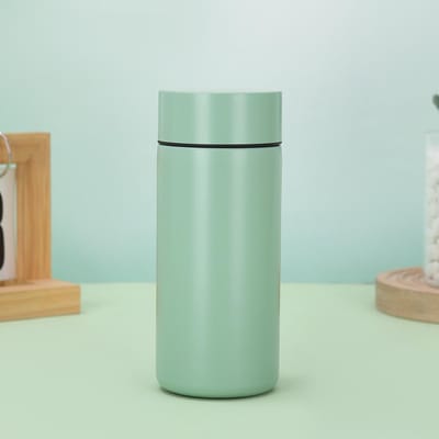 Nouvelle tasse thermos en acier inoxydable avec couvercle en grain de bois pour filles, petite tasse de poche mignonne et portable 300ml