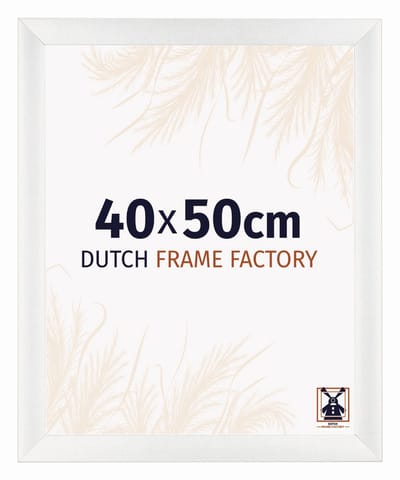 Fotolijst 40x50 cm - MDF - Wit Geveegd - Praag