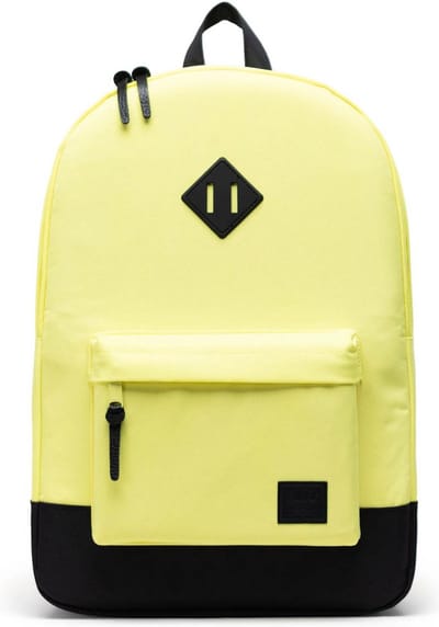 Herschel Vrije tijd rugzak Rugzak met laptopvak Heritage Backpack 21,5L Highlight / Black Geel Zwart