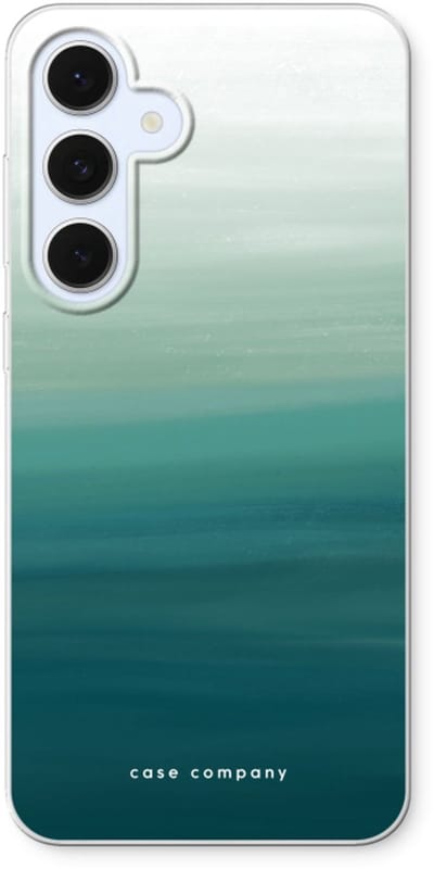 Case Company® - Hoesje geschikt voor Samsung Galaxy S24 FE hoesje - Ocean - Soft Cover Telefoonhoesje - Bescherming aan alle Kanten en Schermrand