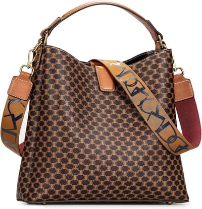 Dames Handtas - Schoudertas Tote - Dagelijks Gebruik - Vegan Leer - 30 x 12 x 28 cm - Zwart