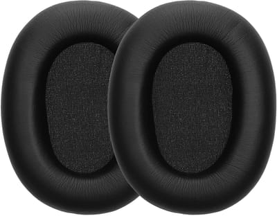 kwmobile 2x oorkussens geschikt voor Sony WH-1000XM6 - Earpads voor koptelefoon in zwart