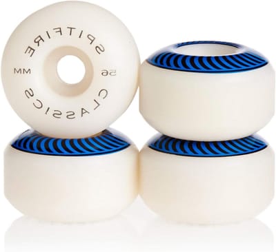 Skateboard Wielen - Wielenset - Street Skaten - Klassiek Model - 56mm - Blauw