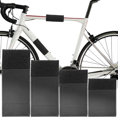 MTB Carbon Frame Beschermers - 4 Stuks Neopreen Fietsframe Bescherming, Anti-Scratch en Ondersteuning voor Ketting, Fietsaccessoires voor Optimale Bescherming