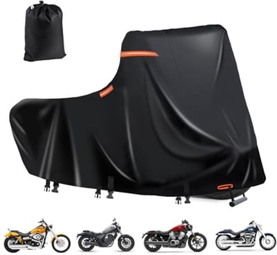 Waterdicht Afdekzeil voor Scooter - 600D, Met Ventilatie en Reflecterende Strepen (3XL)