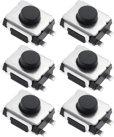 Allecto - Auto-afstandsbedieningstoets - Touch Switch Button - 6-delige set - 4-pins schakelaar - Compatibel met Peugeot - Ideaal voor vervanging