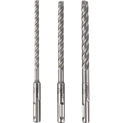 FRITZFURT 3161-2103 Carbide Hamerboorset 3-delig 6 mm, 8 mm, 10 mm Gezamenlijke lengte 165 mm SDS-Plus 1 set(s)