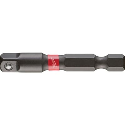 Milwaukee SchockWave™ Krachtdop Adapter ¼ Zeskant - ¼ Vierkant - 4932471826