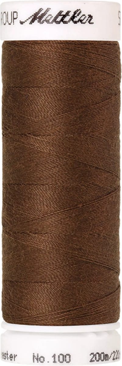 Amann Mettler Seralon Naaigaren – Pecan (1223) – 200 m – No. 100 – 100% Polyester – Per Stuk