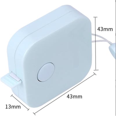 Lichaam meetlint - Zachte tape - Naaien en meten - Flexibel en nauwkeurig - 150 cm - Wit