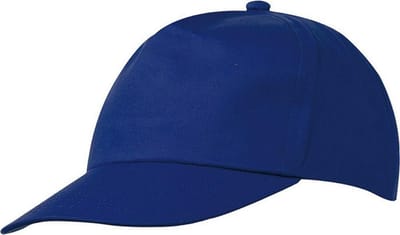 Myrtle Beach Volwassenen Unisex 5-paneel Licht gelamineerde Promo Cap (Koningsblauw)