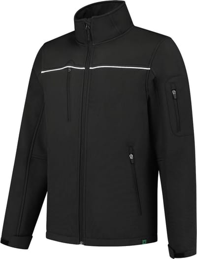 Tricorp 402701 Softshell Luxe Rewear - Zwart - L
