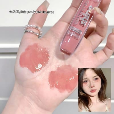 Lipgloss Spiegel Water Glanzende Lip Glaze Blijvende Vloeibare Lipstick Clear Glitter Primer Aqua Gloeiende Lipolie