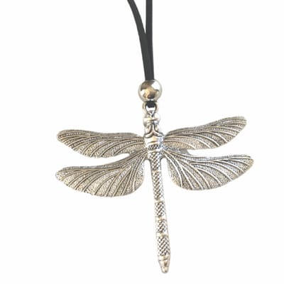 Lange-Ketting-Libelle-Zilverkleur-85 cm-Allergievrij - Charme Bijoux