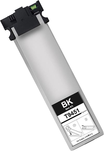 Inktcartridge Geschikt voor Epson T9451XL | 1x zwart Geschikt voor Epson WorkForce Pro WF C 5210DW, Epson WorkForce Pro WF C 5290DW, Epson WorkForce Pro WF C 5710DWF, Epson WorkForce Pro WF C 5790DWF
