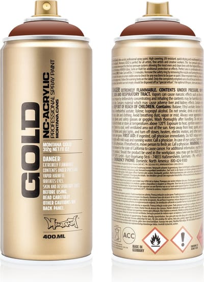 Montana GOLD G8100 Orange Brown spuitbus 400ml
