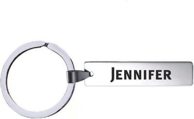 Sleutelhanger Met Naam - Jennifer - RVS