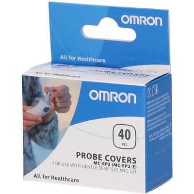 OMRON Gentle Temp-Sondekapjes - Thermometer Hoesjes - Wegwerp - voor MC521, MC520 & MC522 PRO - 40 Stuks