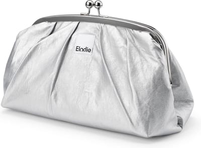 Elodie Toilettasje Zip&Go - Luieretui - Toilet tasje Baby - Luiertasje - Kraam cadeau - Kraammand - Babyshower cadeau - Silver Sheen