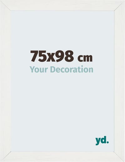 Your Decoration - Fotolijst 75x98 cm - MDF - Wit Geveegd - Mura