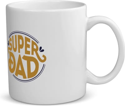 Akyol - super dad koffiemok - theemok - Vader - papa - vaderdag - cadeau - verjaardag - kado - 350 ML inhoud