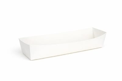 100x A16 kartonnen bakje - sandwich - snackbakje - frietbak - disposable - serveerschaal - duurzaam - milieuvriendelijk - verpakking - karton milieuvriendelijk - karton - hotdog - broodje - sandwich - duurzaam - eco - barbecue - picknick - takeaway