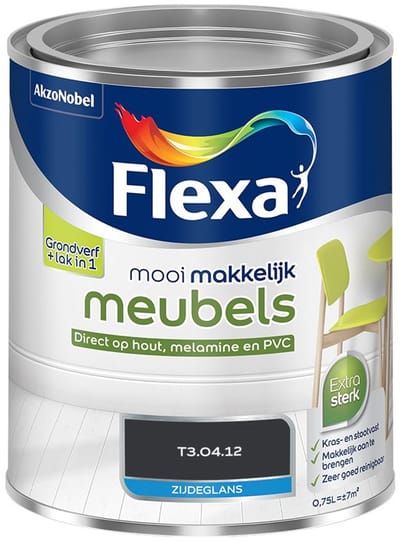 Flexa - Mooi Makkelijk Meubels Zijdeglans - T3.04.12 - Mengverf - 750 Ml