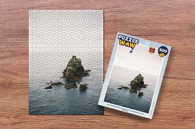Puzzel Een rotsgebergte in de Atlantische Oceaan bij de kust van Cornwall - Legpuzzel - Puzzel 500 stukjes