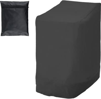 Ynkkvre – Stoelhoes – stapelstoel hoes voor 6 stoelen – waterdicht, winterbestendig en UV-bestendig – gemaakt van 210D Oxford stof – geschikt voor tuinstoelen