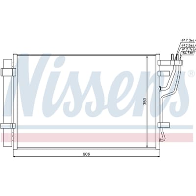 Condensator, airconditioning NISSENS 94981